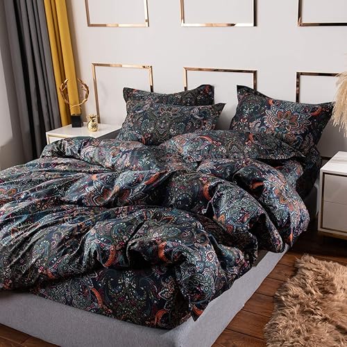 Miniatura 3 de Softta  Juego de funda nórdica de 3 piezas, diseño de flores