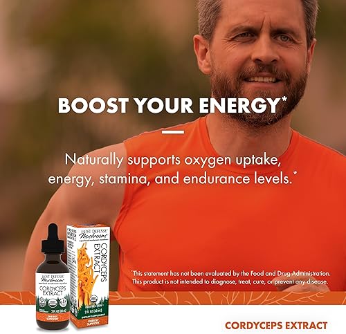 Miniatura 5 de Host Defense Extracto de Cordyceps - Suplemento de apoyo inmunológico y energético - Suplemento de salud renal con Cordyceps - Apoyo físico para