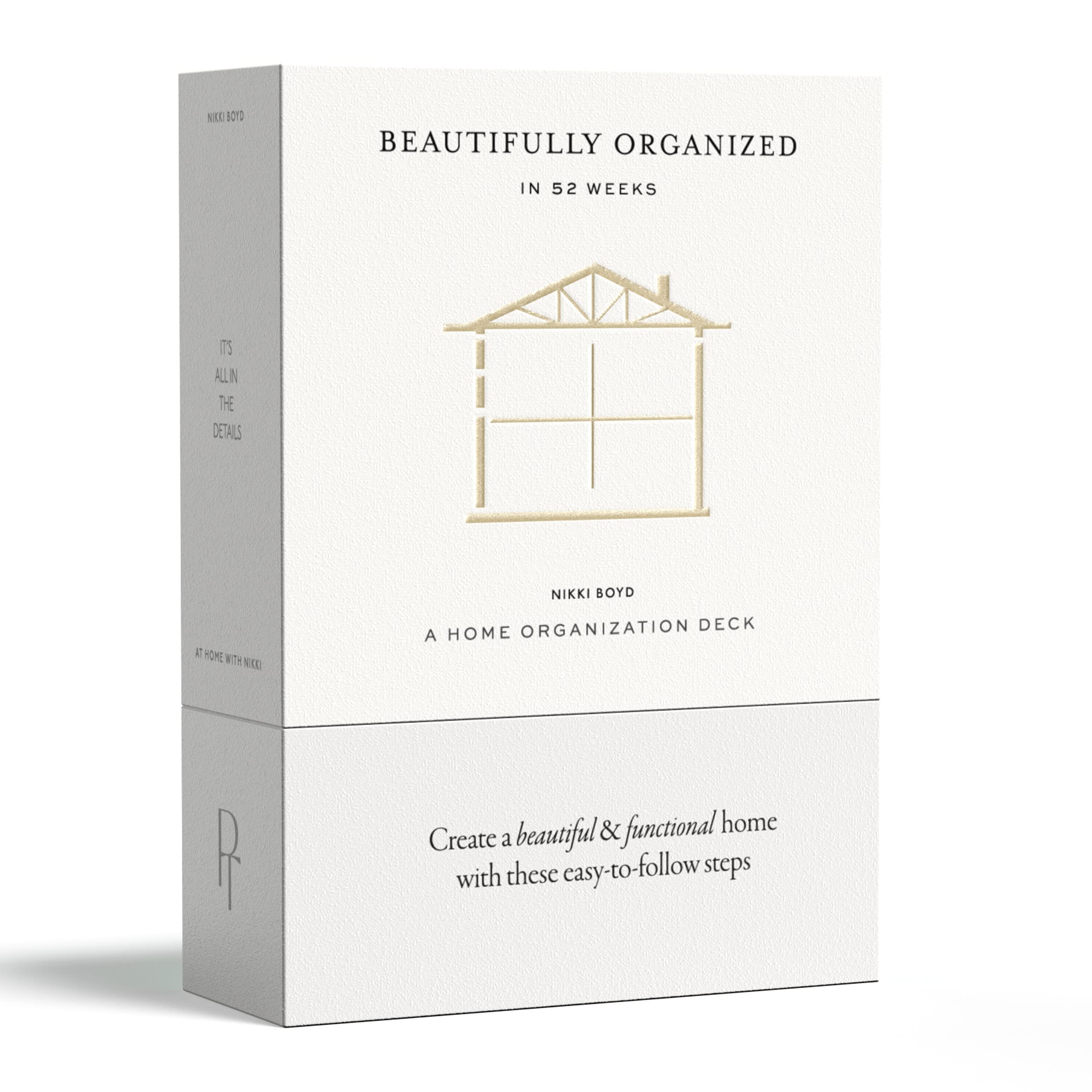 Paige Tate & Co Beautifully Organized In 52 Weeks: A Home Organization Card Deck