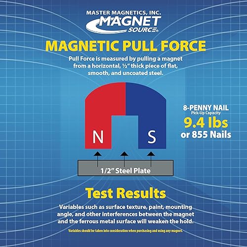 Miniatura 2 de Master Magnetics Barredora magnética de piso, tipo colgado, para carretilla elevadora, ancho de barrido de 48 pulgadas, liberación rápida, MRHS48RXC