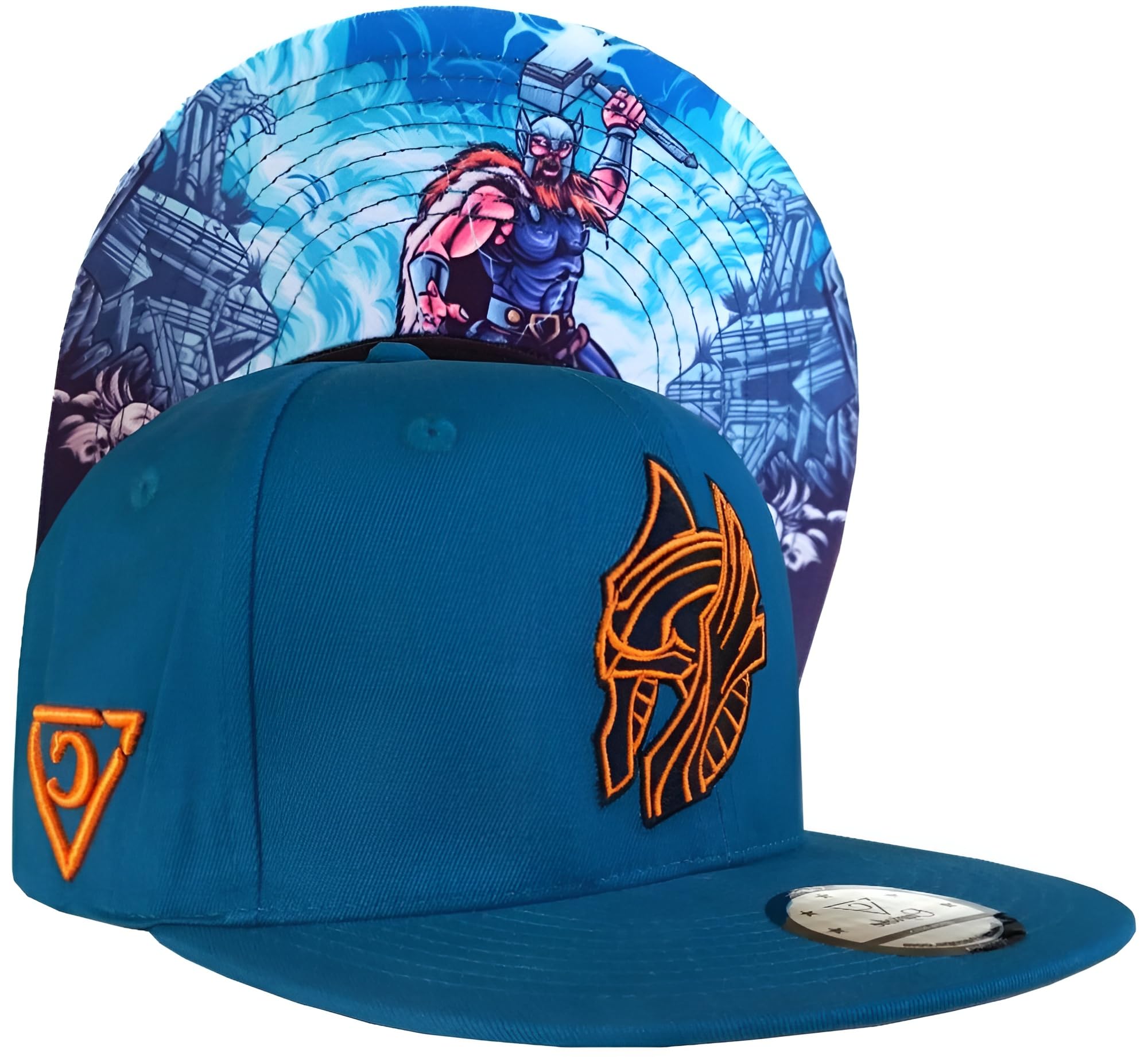 Capiche Unisex [Norse Gods] - Thor Special Series Snapback Cap, 99+ Variations, Dark Grey, One Size
