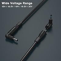 Vista 3 de Adaptador de CA universal de 90 W, cargador para laptop compatible con Dell HP Acer Asus Lenovo IBM Sony Fujitsu Gateway Notebook Ultrabook