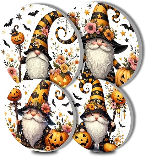 Miniatura 45 de Juego de 4 fundas redondas familiares para quemadores de estufas, 2 piezas de 8 pulgadas y 2 piezas de 10 pulgadas, fundas para quemadores de estufa