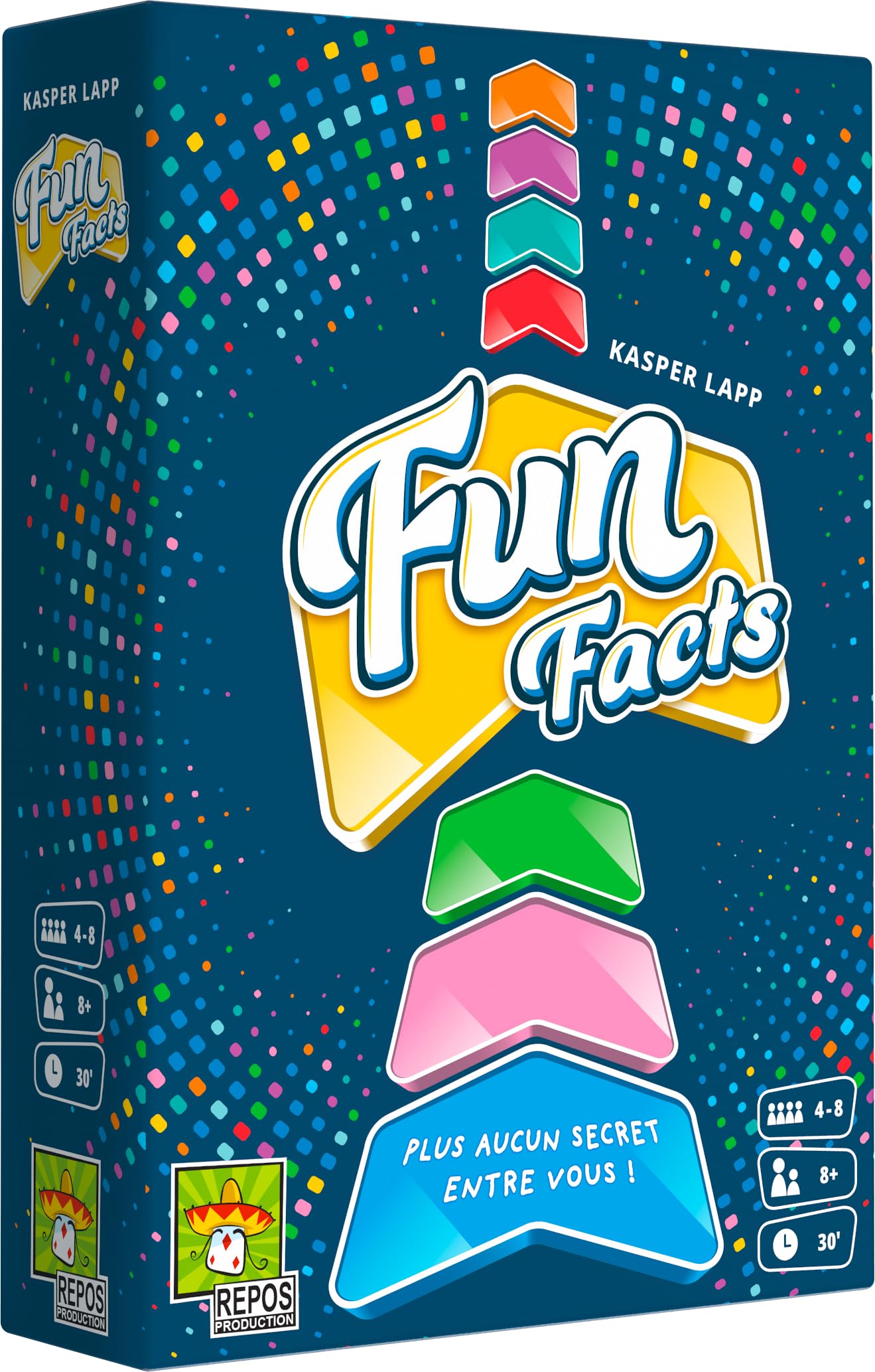 Asmodee – Fun Facts – Gioco Da Tavolo Atmosfera Cooperativo – Per Famiglia E Bambini Da 8 Anni – 4-8 Giocatori, 30 Minuti – Scopriti E Ridete Insieme – Edizione Italiana