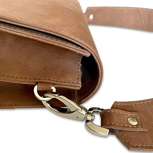 Miniatura 3 de Camille - Bolso cruzado y bandolera hecho a mano en Estados Unidos con cuero italiano fino y herrajes de primera calidad