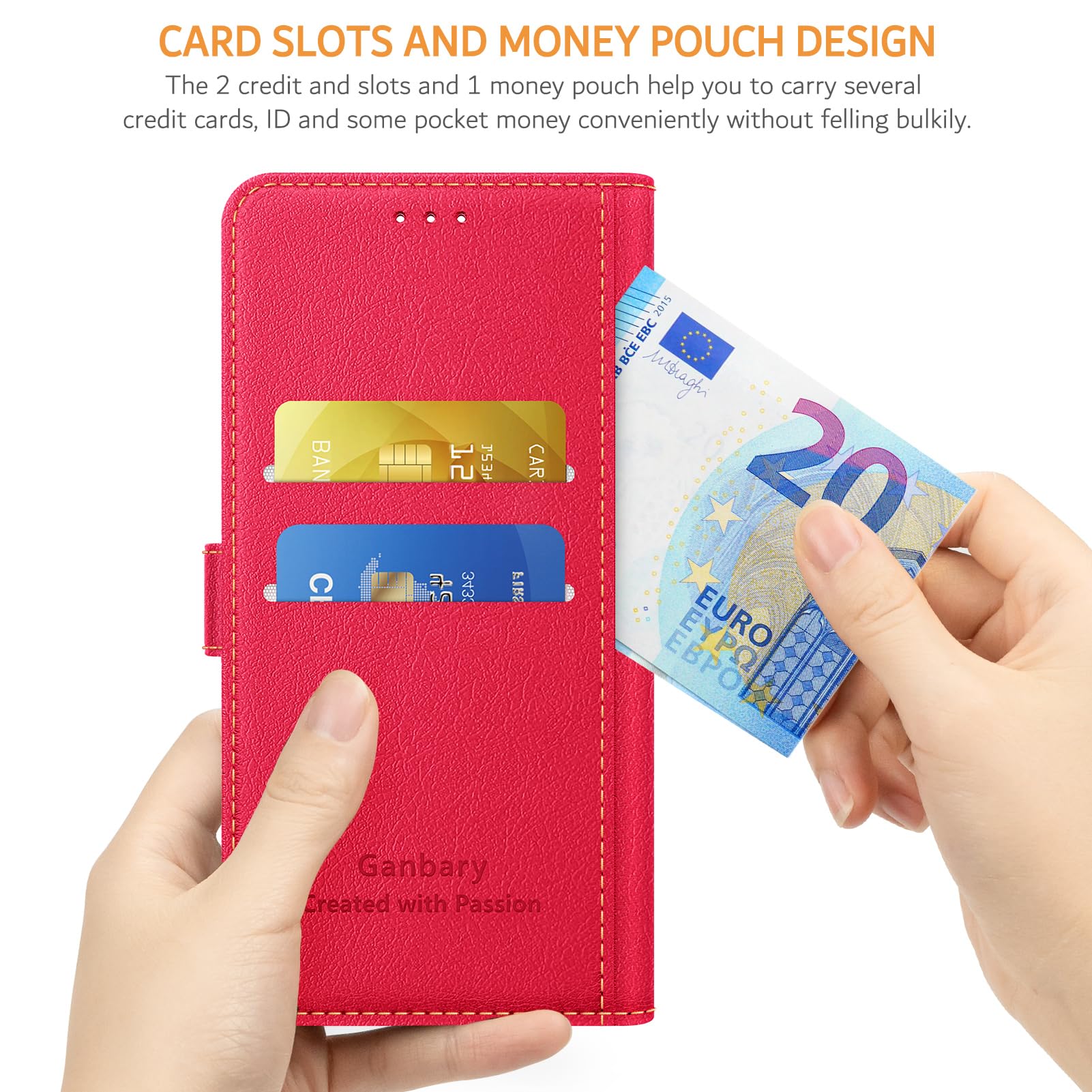 FALUWONRU Coque Pour Xiaomi Redmi Note 14 Pro 5G, Housse De Protection Etui à Pochette De Portefeuille Rabat Premium En Cuir PU[Fermeture