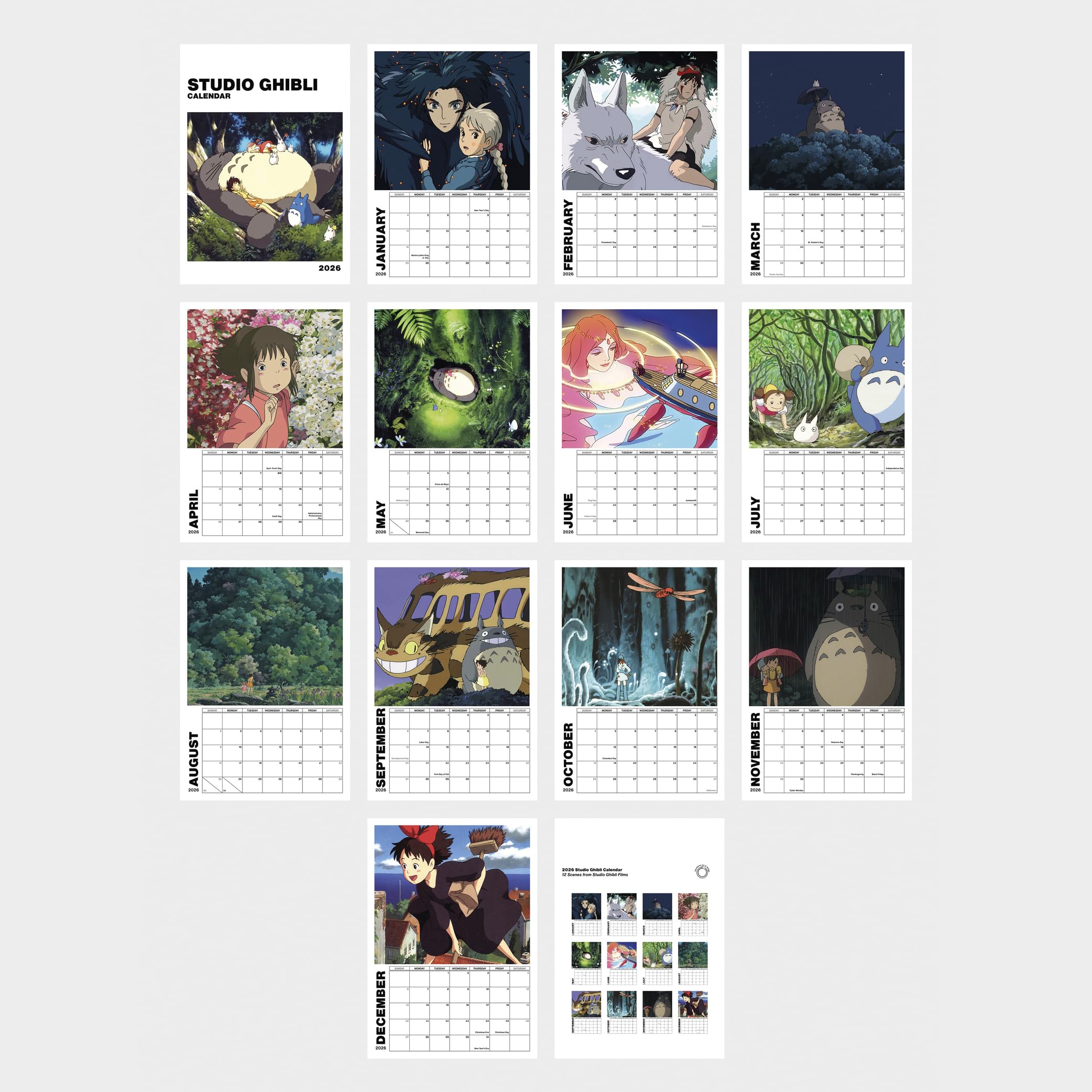 2026 Studio Ghibli Wall Calendar: The Ultimate Design Review