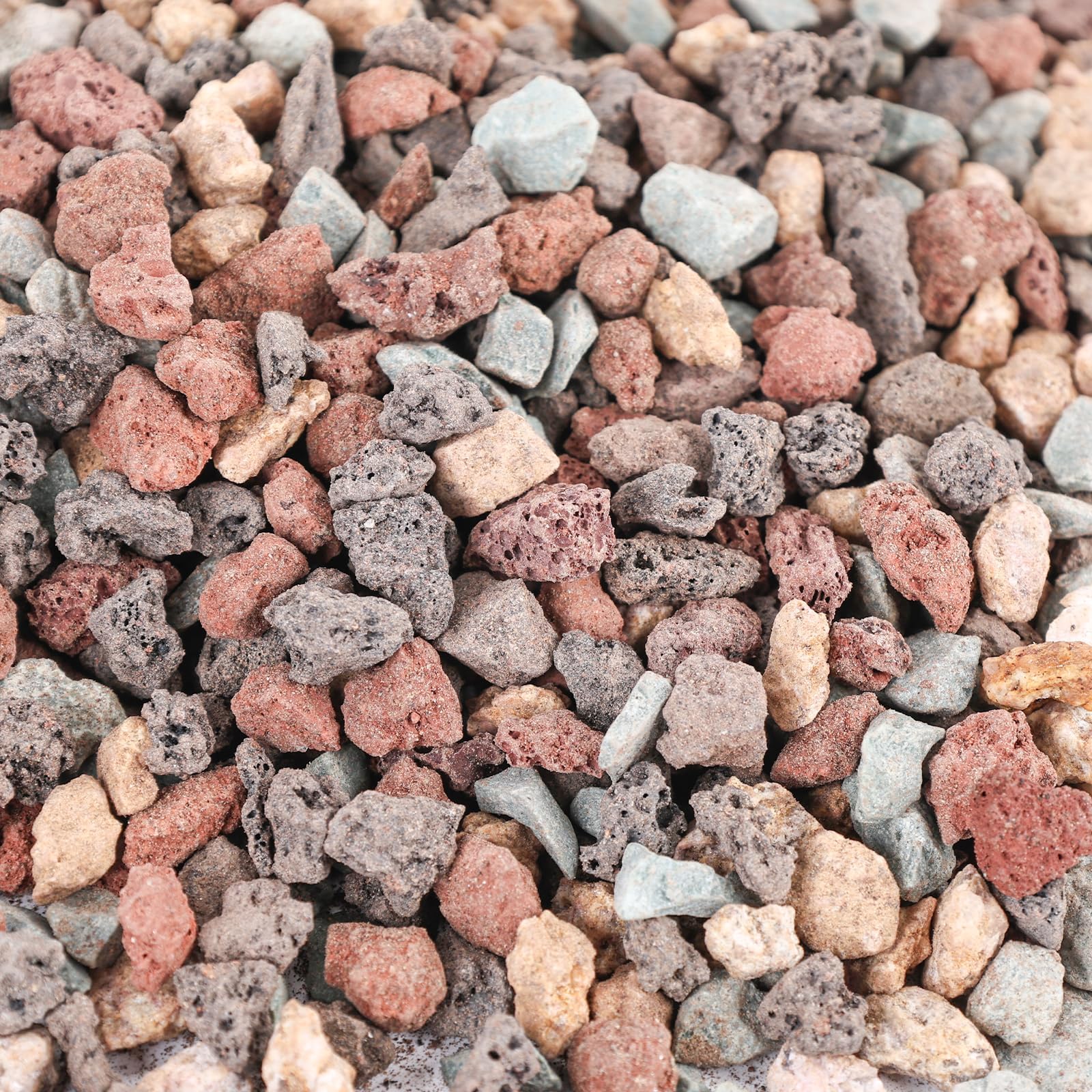 VGOODALL 900g Mix Horticultural Lava Rocks for Plants, Aquarium Gravel Decorative Succulent Gravel for Fish Tank Vase Fillers Topping Decorative Potting Soil