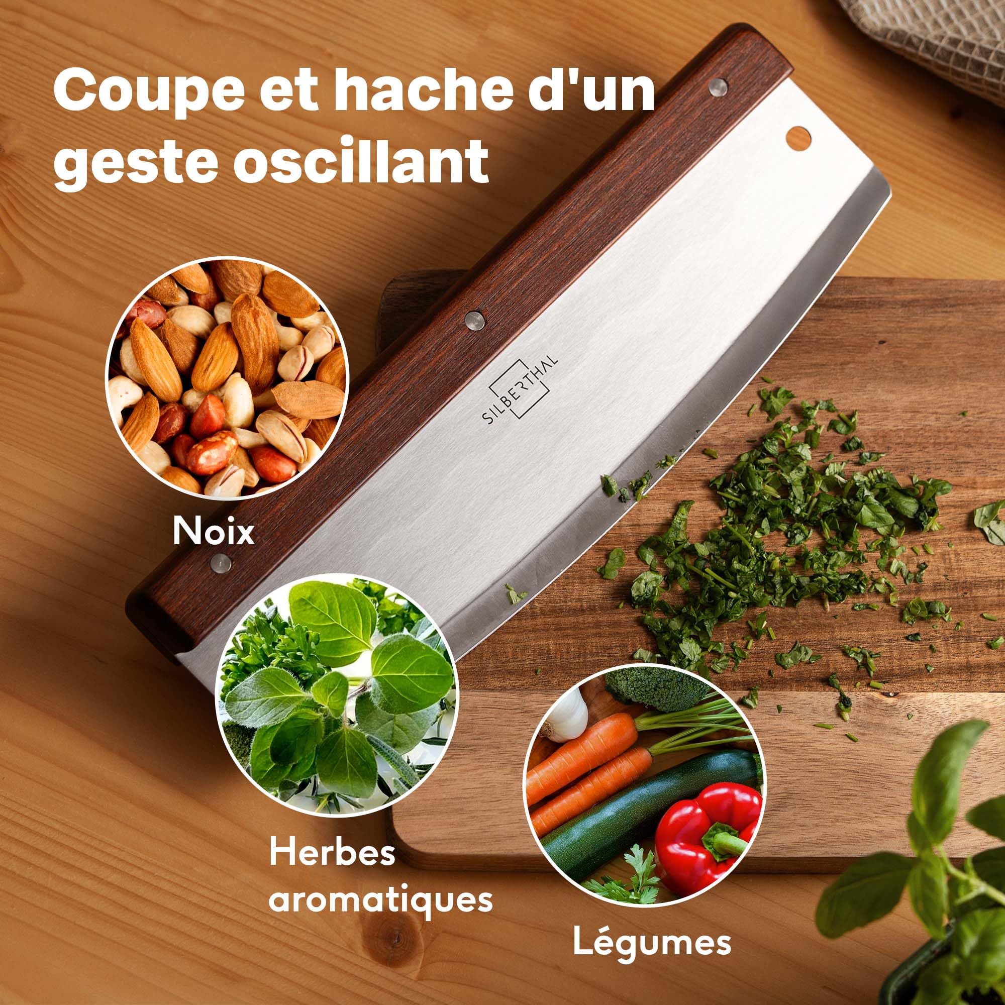 SILBERTHAL Set pierre à pizza 4 pièces – Pelle à pizza en acier inoxydable avec pierre à pizza, roulette à pizza 32 cm & planche de service