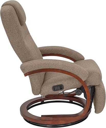 Miniatura 7 de RecPro Charles - Silla reclinable de 28 pulgadas, diseño moderno, muebles de caravana, tela (avena, 1 silla)