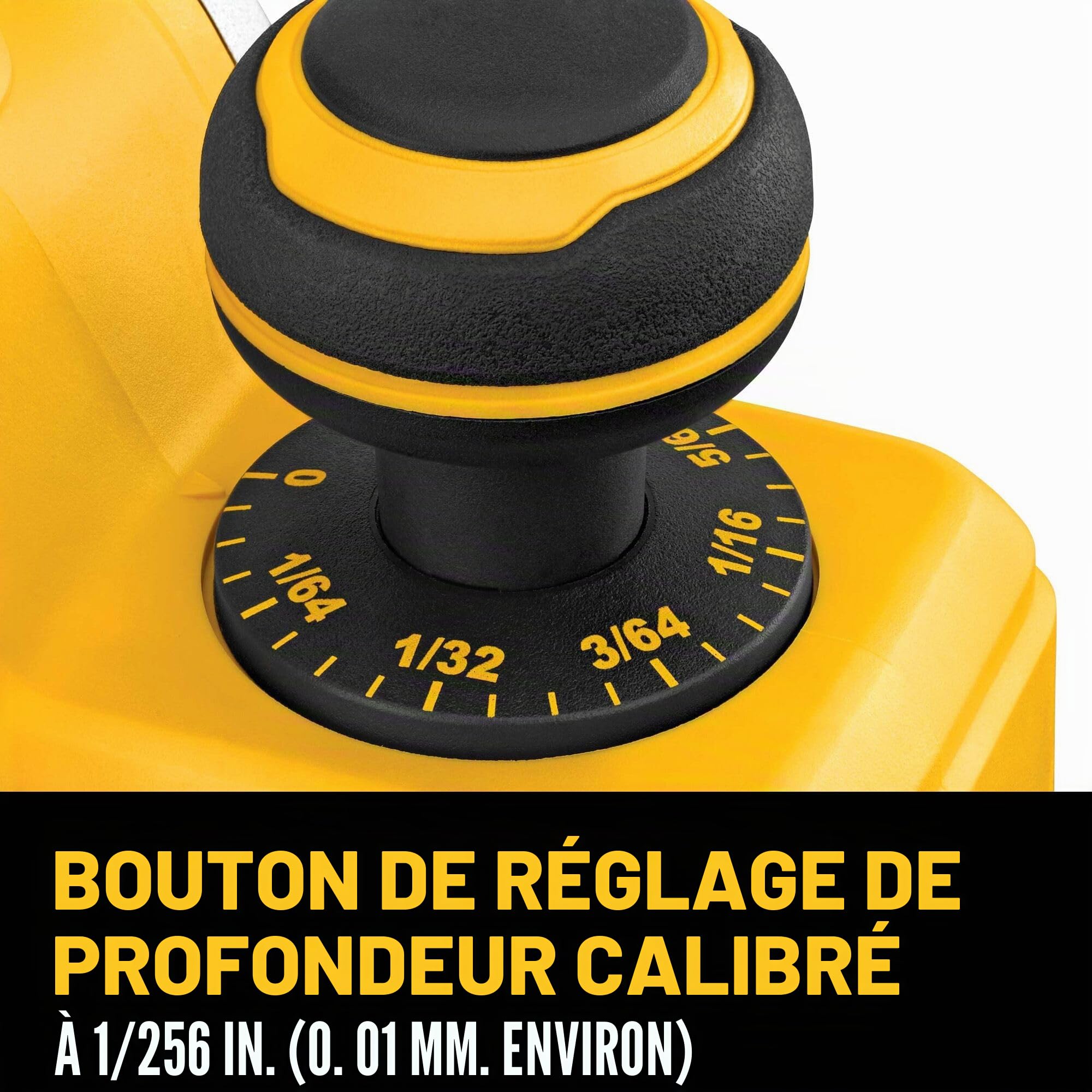DEWALT Raboteuse 20 V MAX, 30 000 coupes par minute, profondeur de coupe de 2 mm, moteur sans balais, outil nu uniquement (DCP580B)