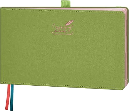 BEZEND Calendar 2027 Weekly Calendar Landscape Format Approx. A5 23 x 14 cm