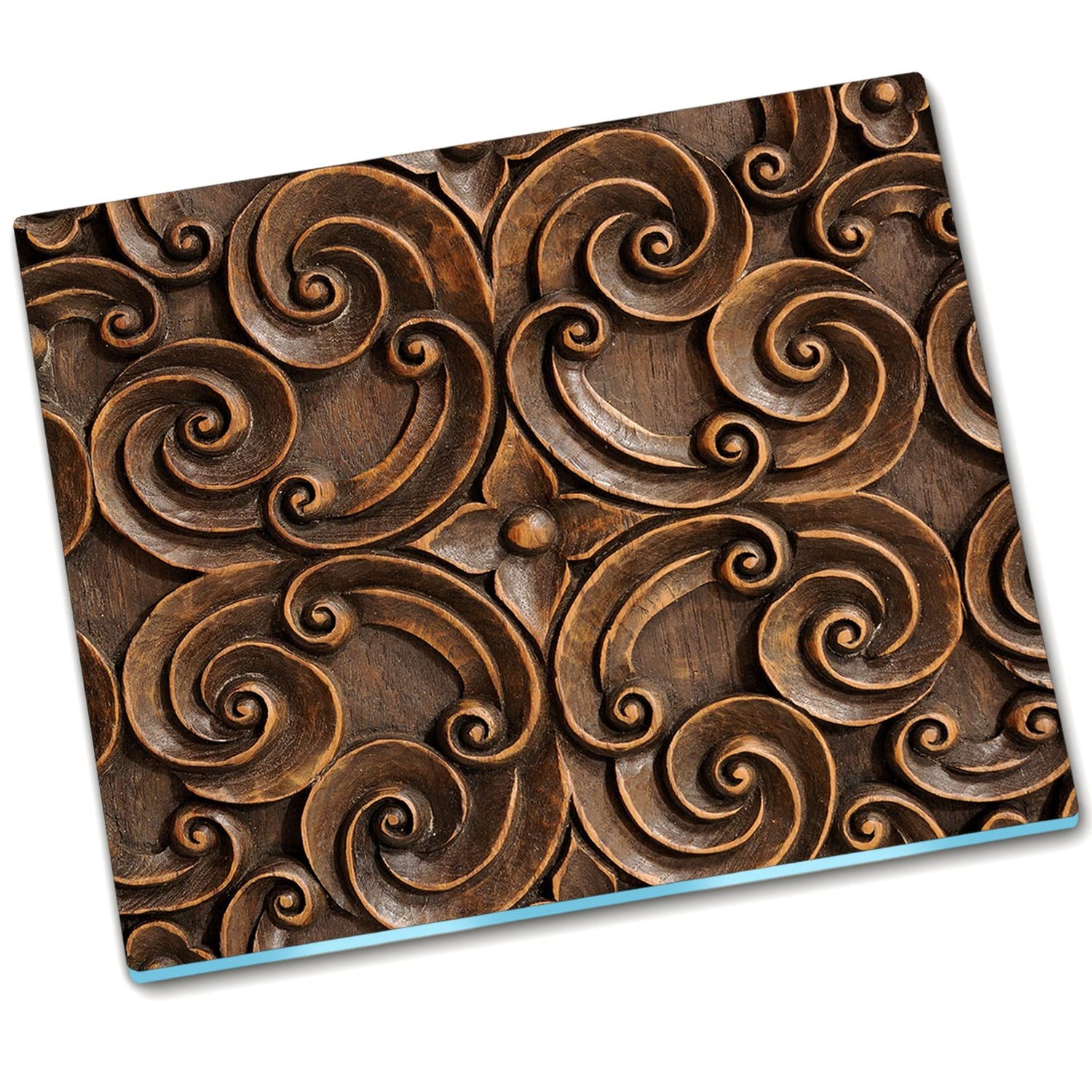Plaque de protection en verre Décormat protège votre poêle avec élégance