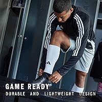Vista 6 de adidas Metro Soccer (1 unidad) Fundas de calcetín precortadas para hombres, mujeres y niños, se adaptan sobre espinilleras