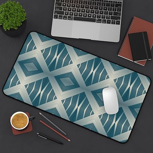 Miniatura 2 de Mid Century Modern Desk Mat 1960s Retro Funky Green Office Desk Accessories Boho Chic Mouse Pad Groovy Vintage Desk Pad Unique Gift Idea