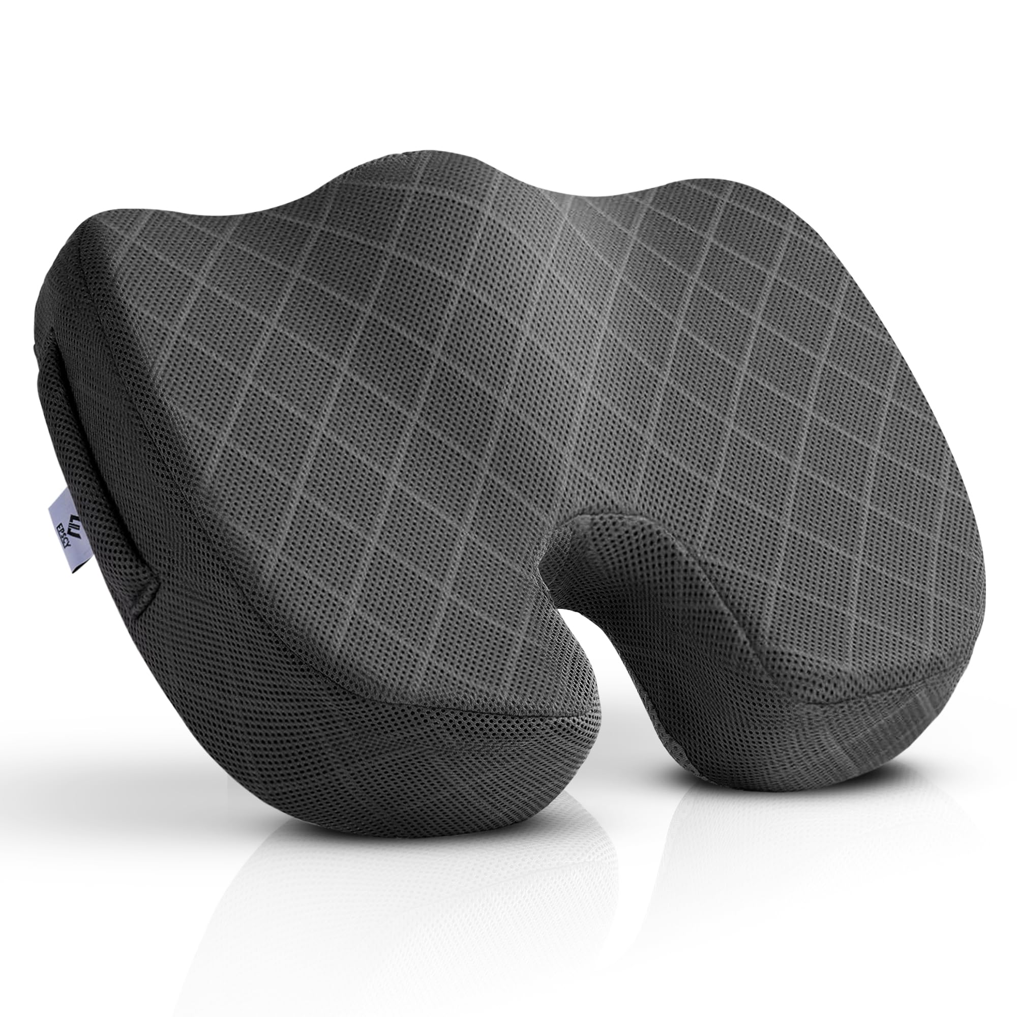 EPSCY Memory Foam U-Shaped Cushion for Coccyx, Hemorrhoid, Sciatica & Tailbone Pain Relief - Pressure Reducing Seat Cushion with Removable Cover -
