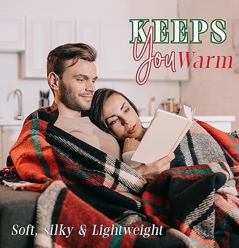 Miniatura 5 de Elegant Comfort Manta ligera estampada para sofá - para todas las estaciones, ultra suave, acogedora y mullida - Mantas decorativas para sofá,