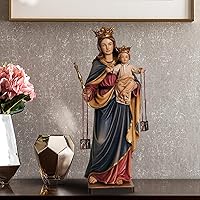 Vista 6 de Escapularios Catolicos,3 Pcs Escapulario de la Virgen del Carmen, Escapulario Marrón Hecho a Mano de Nuestra Señora del Monte Carmelo,Escapularios