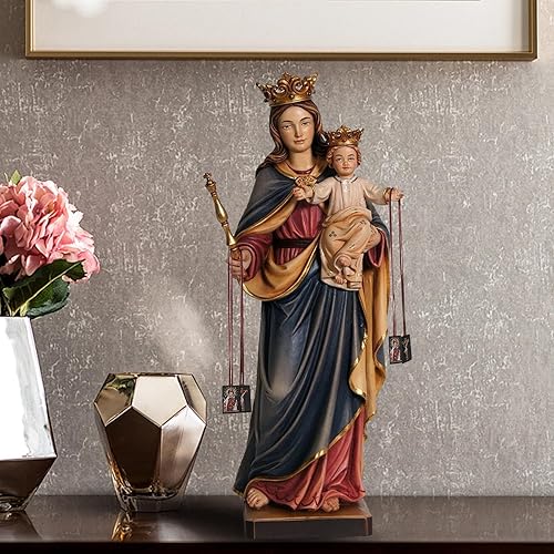 Miniatura 6 de Escapularios Catolicos,3 Pcs Escapulario de la Virgen del Carmen, Escapulario Marrón Hecho a Mano de Nuestra Señora del Monte Carmelo,Escapularios