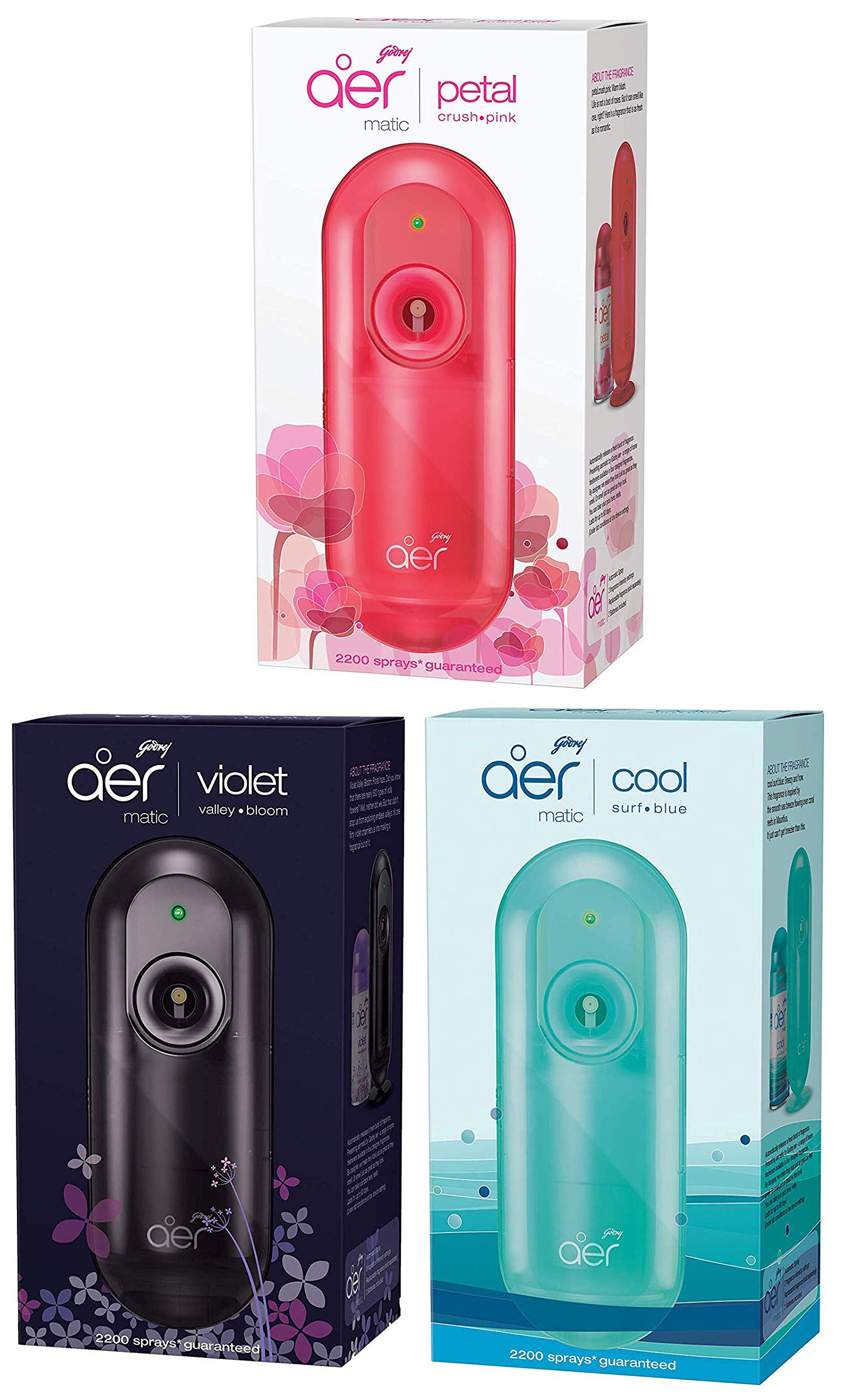 Buy Godrej aer Matic, Automatic Air Freshener Kit with Flexi Control