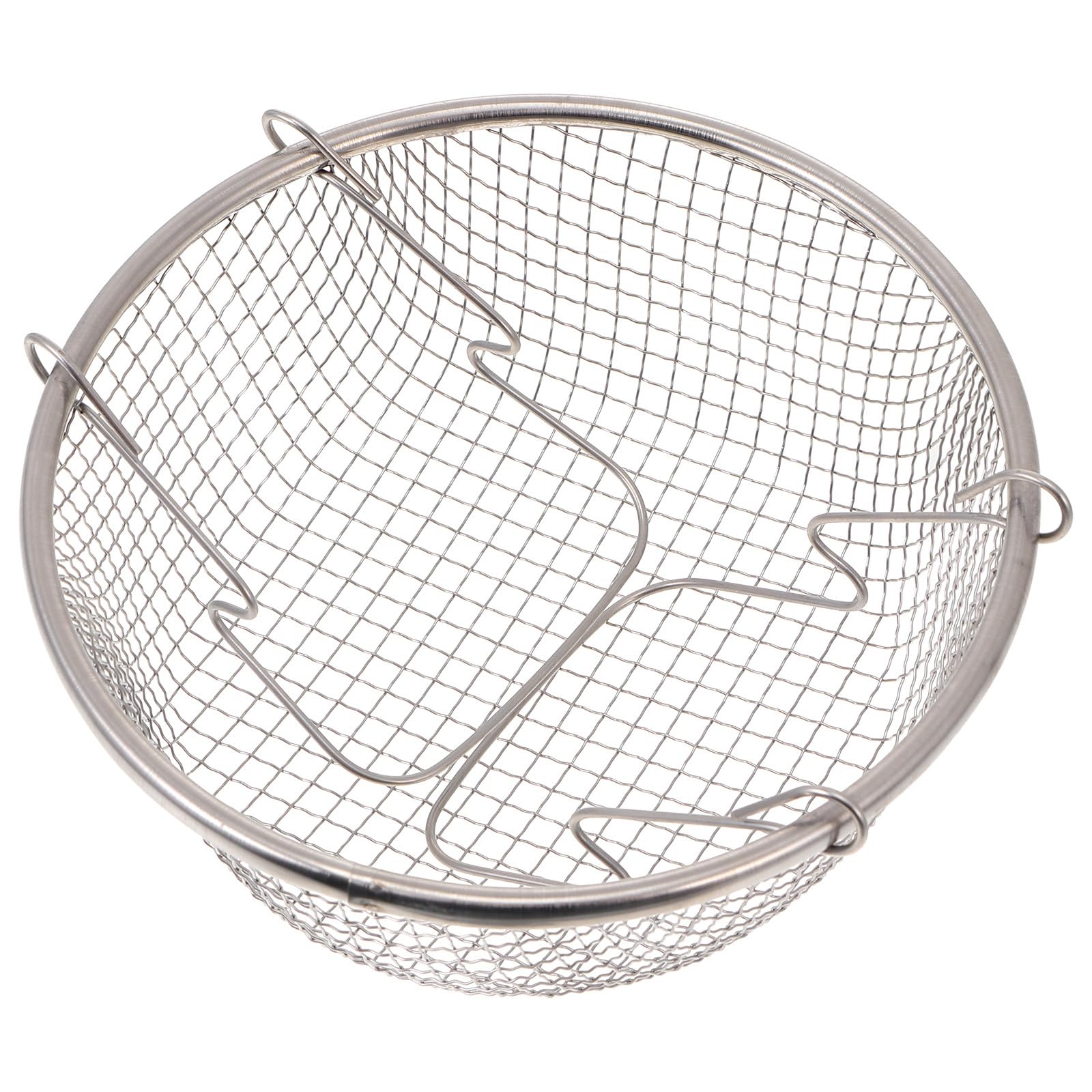 Panier à friture en acier inoxydable pour friteuse à air chaud et panier rond frites