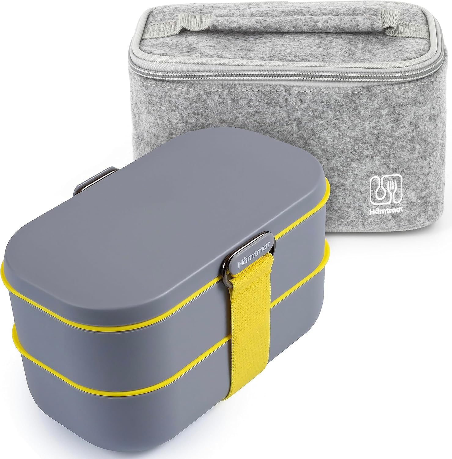 Lunchtime Bundle Bento Lunch Box & FELT Insulated Lunch Box - Designed to perfectly complement each other