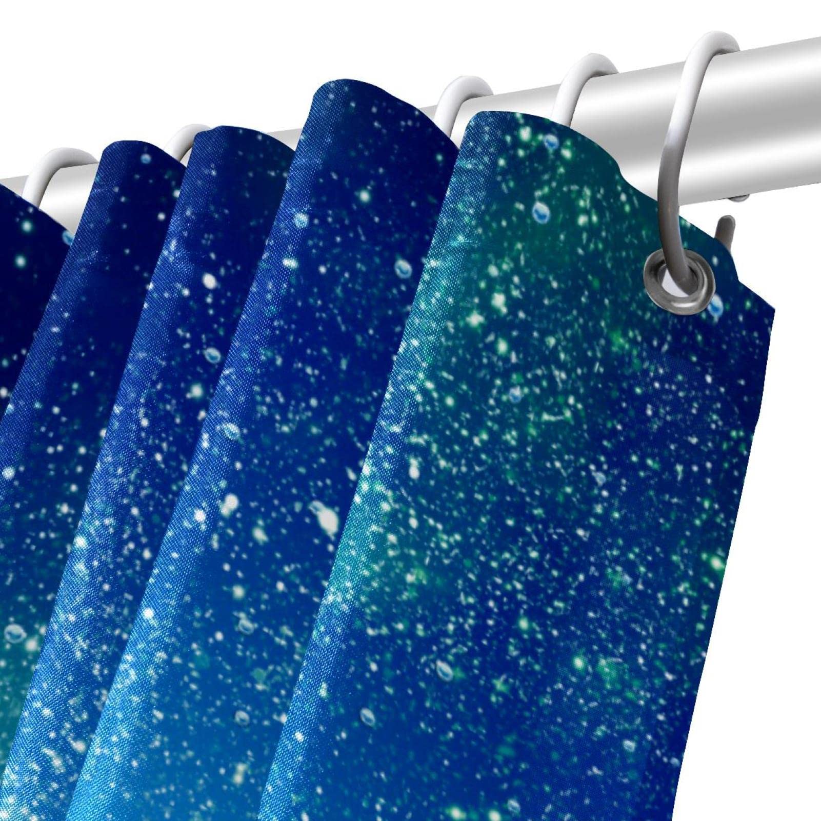See-Duschvorhang-Set | 183x190 Cm, Wasserdicht | Rustikales Seehaus-Design | Mit 12 Haken