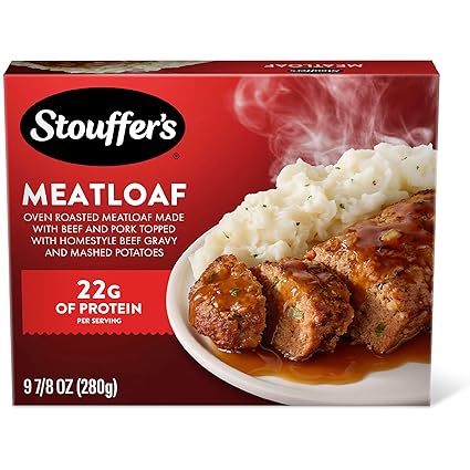 Stouffer’s Classic Meatloaf, Single Serve, Easy Meals, Meals for One,
