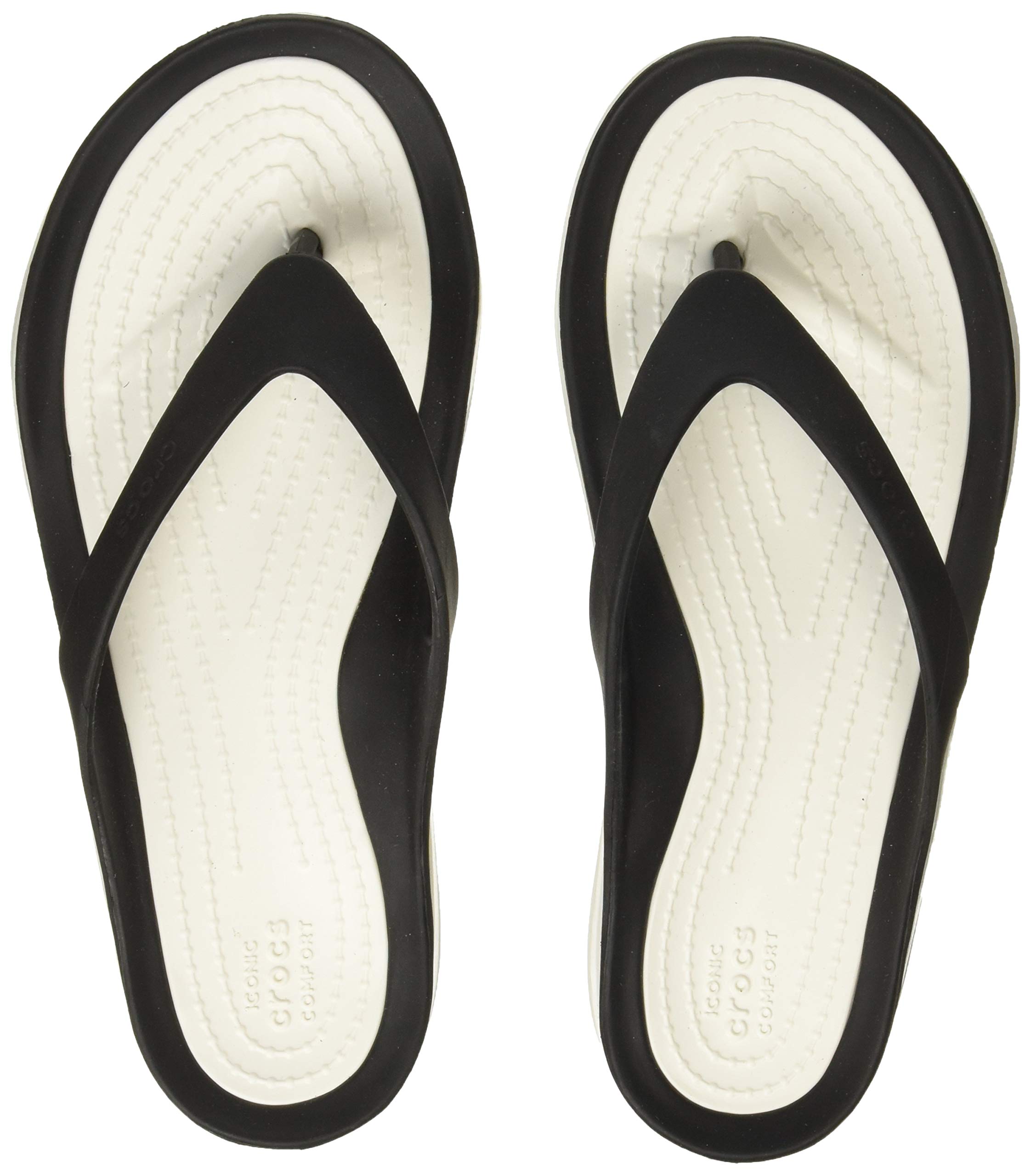 Crocs Womens Swiftwater Black/White Slipper-2 Kids UK (204974) (B0819SDJ1D) Amazon Price History, Amazon Price Tracker