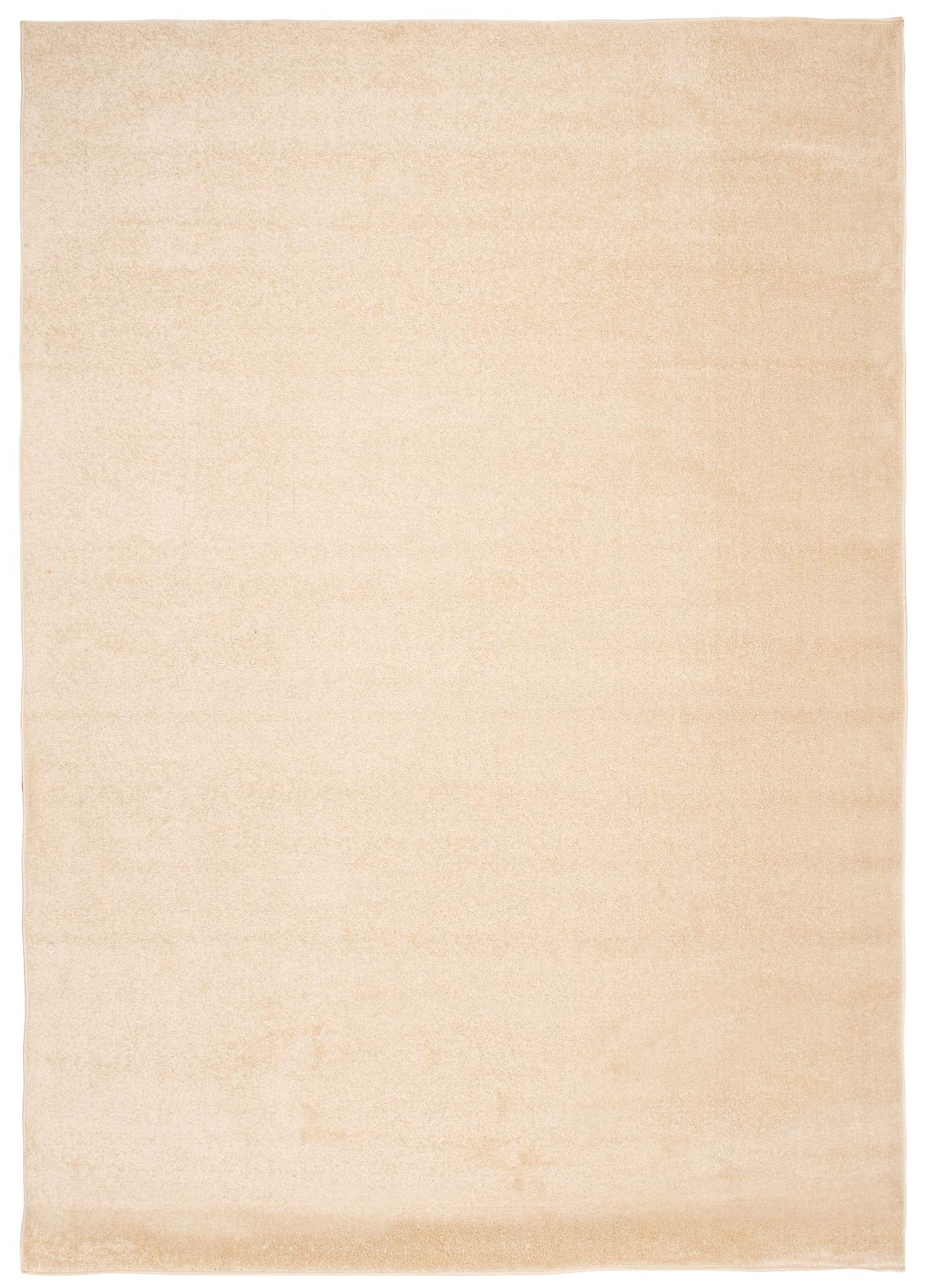 Tapiso Florida dywan z krótkim włosiem, do sypialni, salonu, pokoju dziecięcego, pokoju młodzieżowego, beżowy, jednokolorowy, nowoczesny design, ÖKOTEX 200 x 290 cm