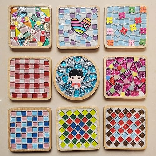 Miniatura 7 de Moldes decorativos de resina para mosaico varios azulejos de mosaico formas de cavidad moldes de silicona para resina epoxi para arte manualidades
