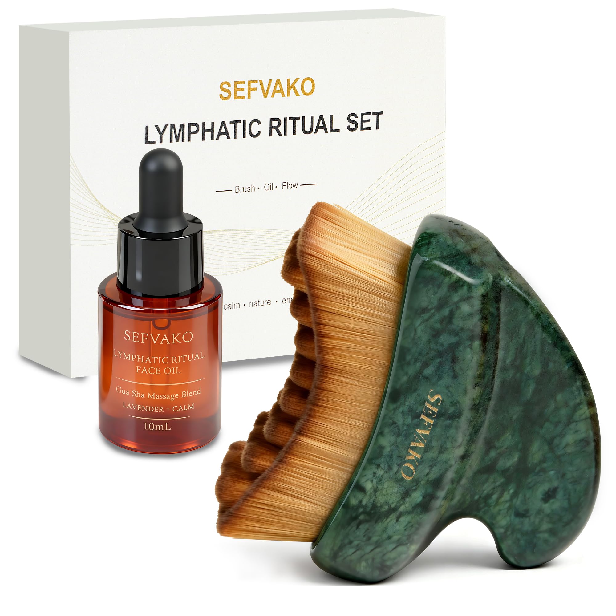 Lymphatic Contour Face Brush Set