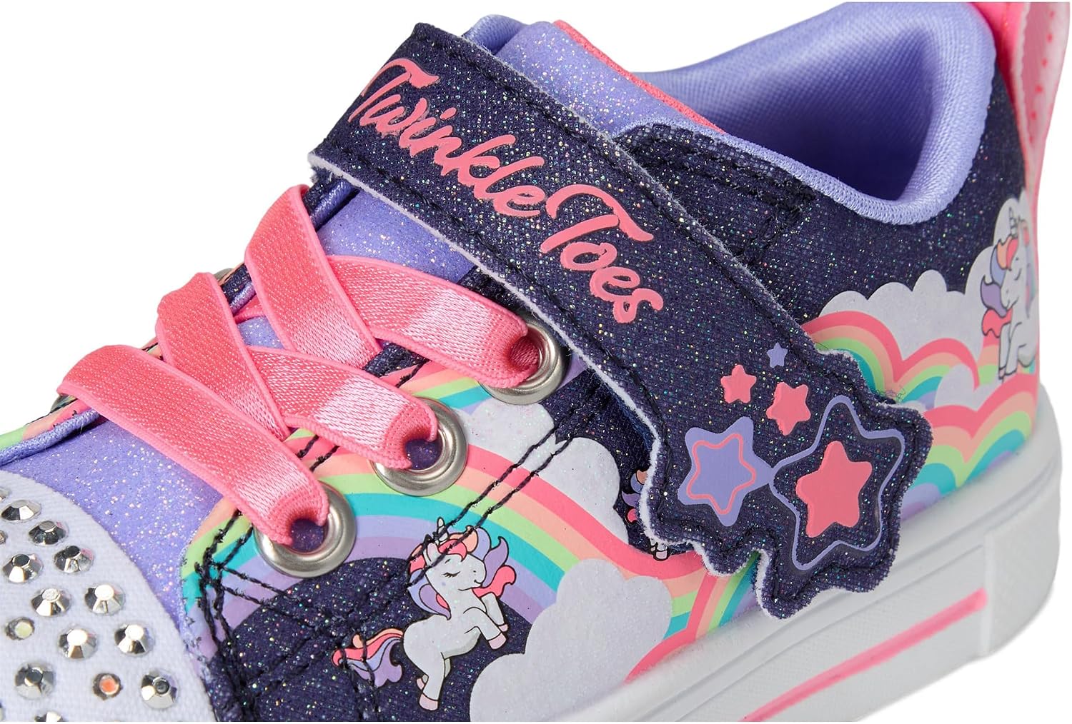 Skechers Twinkle Sparks - Jumpin' Clouds, Navy/Multi, 8