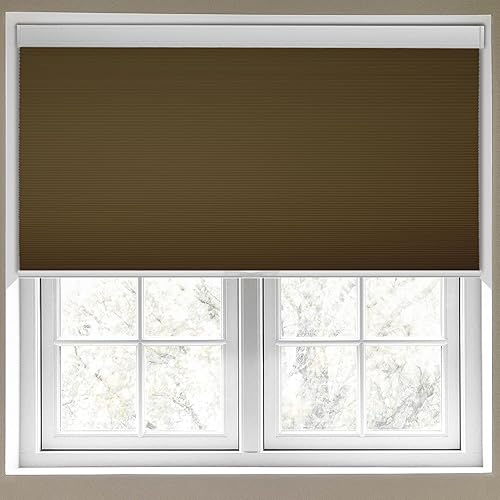 Persianas celulares opacas con diseño de panal para ventanas, persianas sin cordones con diseño de panal para oscurecer la habitación, persianas con