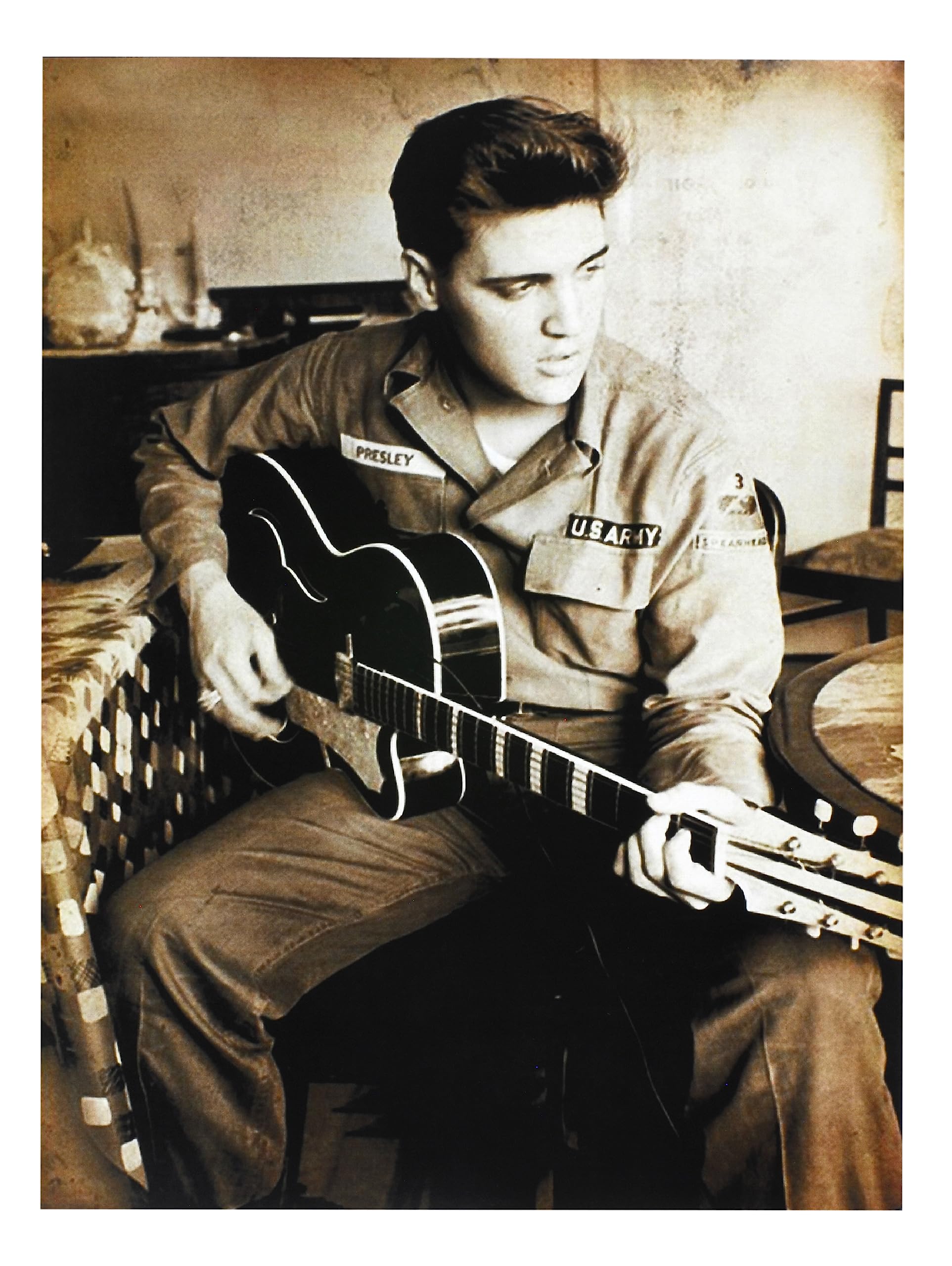KUSTOM ART Elvis Presley Hollywood Famous Actors Series Wall Poster Unframed Art Print on Coated Paper 40 x 30 cm