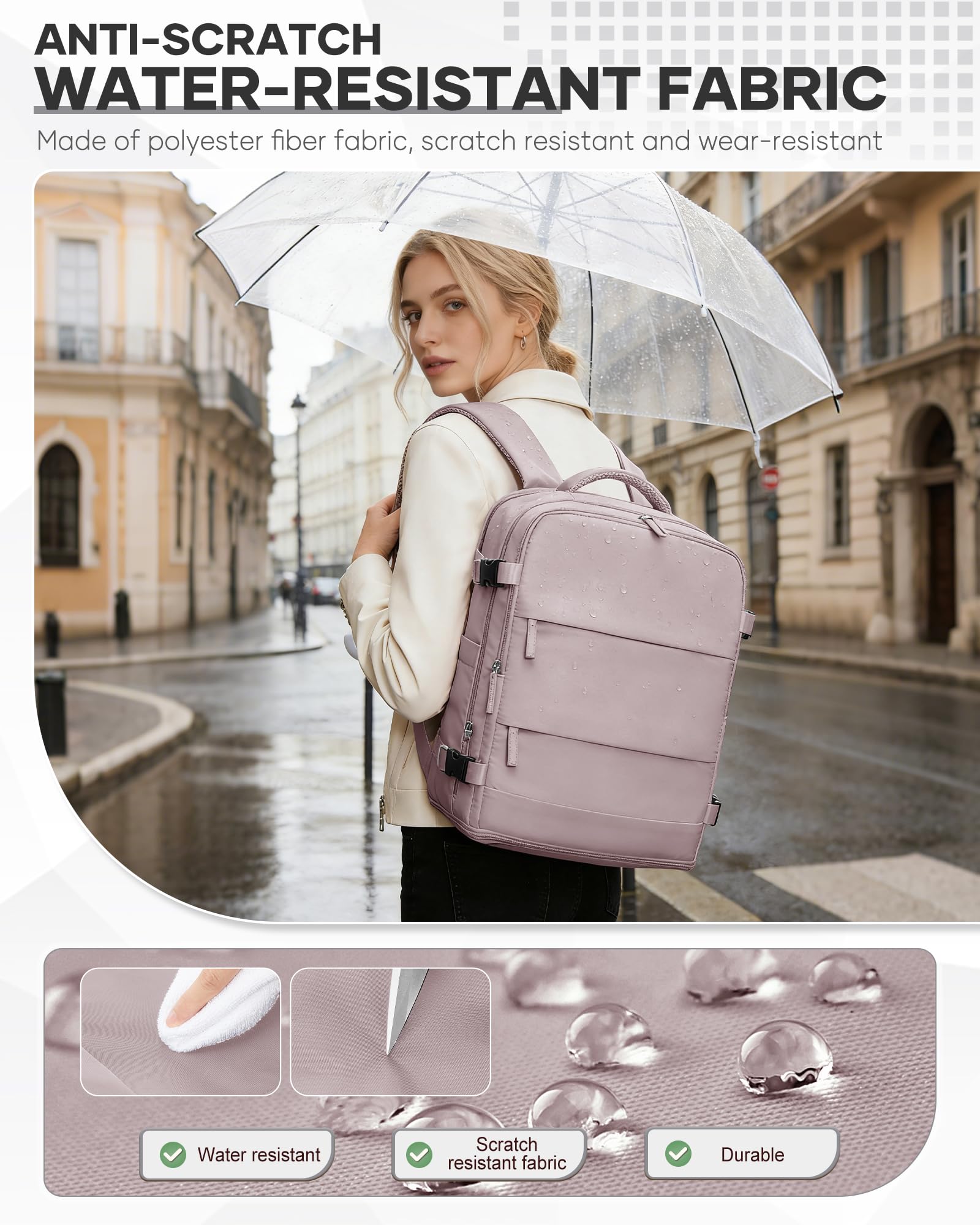 SZSYCN Zaino da Viaggio Aereo Cabina Ryanair 40x30x20 Wizzair Borse da Cabina per Ryanair 40x20x25 Bagaglio a Mano Easyjet 45x36x20 Zaino Multitasche Uomo Casual Borsa per Computer Portatile