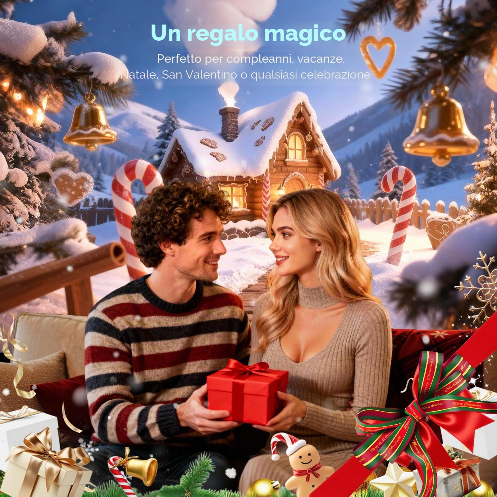 anysun Proiettore Stelle Galassia 3D, 60 Temi e Altoparlante Bluetooth | Telecomando, Luce Notturna, Proiettore Soffitto Aurora Boreale e Nebulose per Camera da Letto, Bambini, Adulti, Regalo