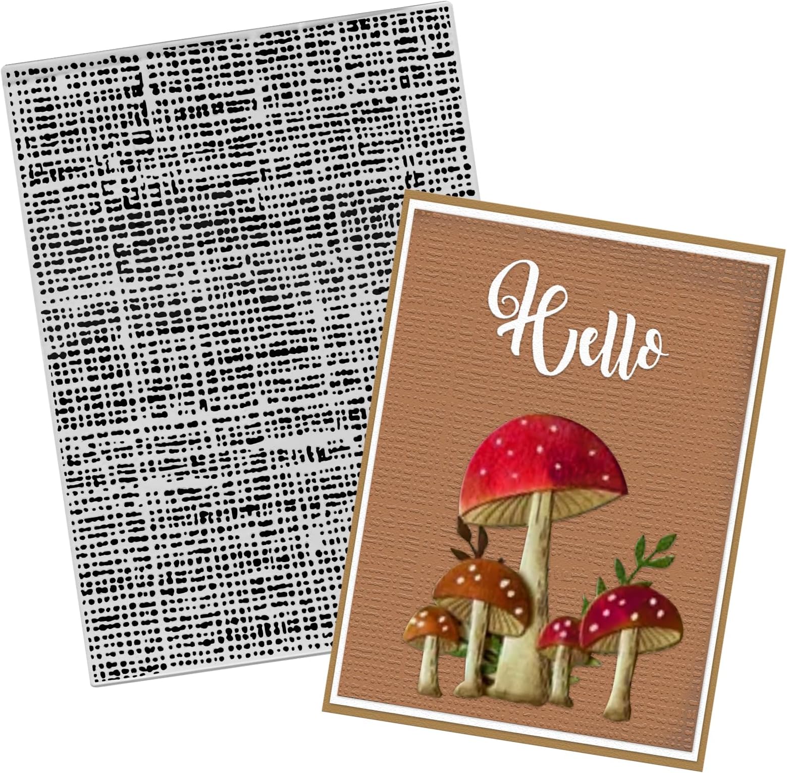 3-D Textured Impressions Embossing Folder, Line Background Embossing Folder for Card Making, Vintage Frame DIY Plastic Scrapbooking Photo Album Card Paper DIY Craft Decor Template Mold
