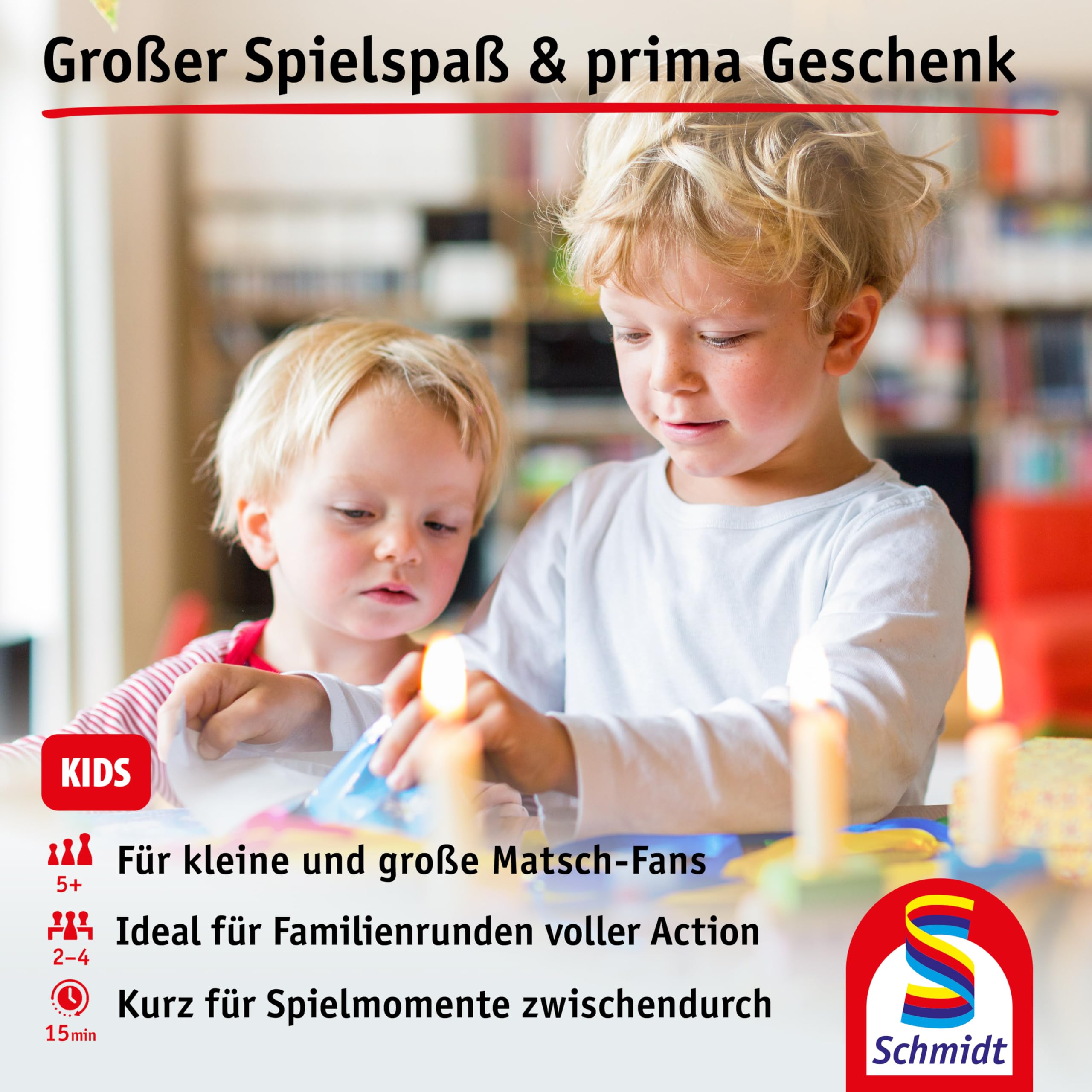 Schmidt 40674 Matsch-Party Kinderspiel, ab 5 Jahren | Aktionspiel