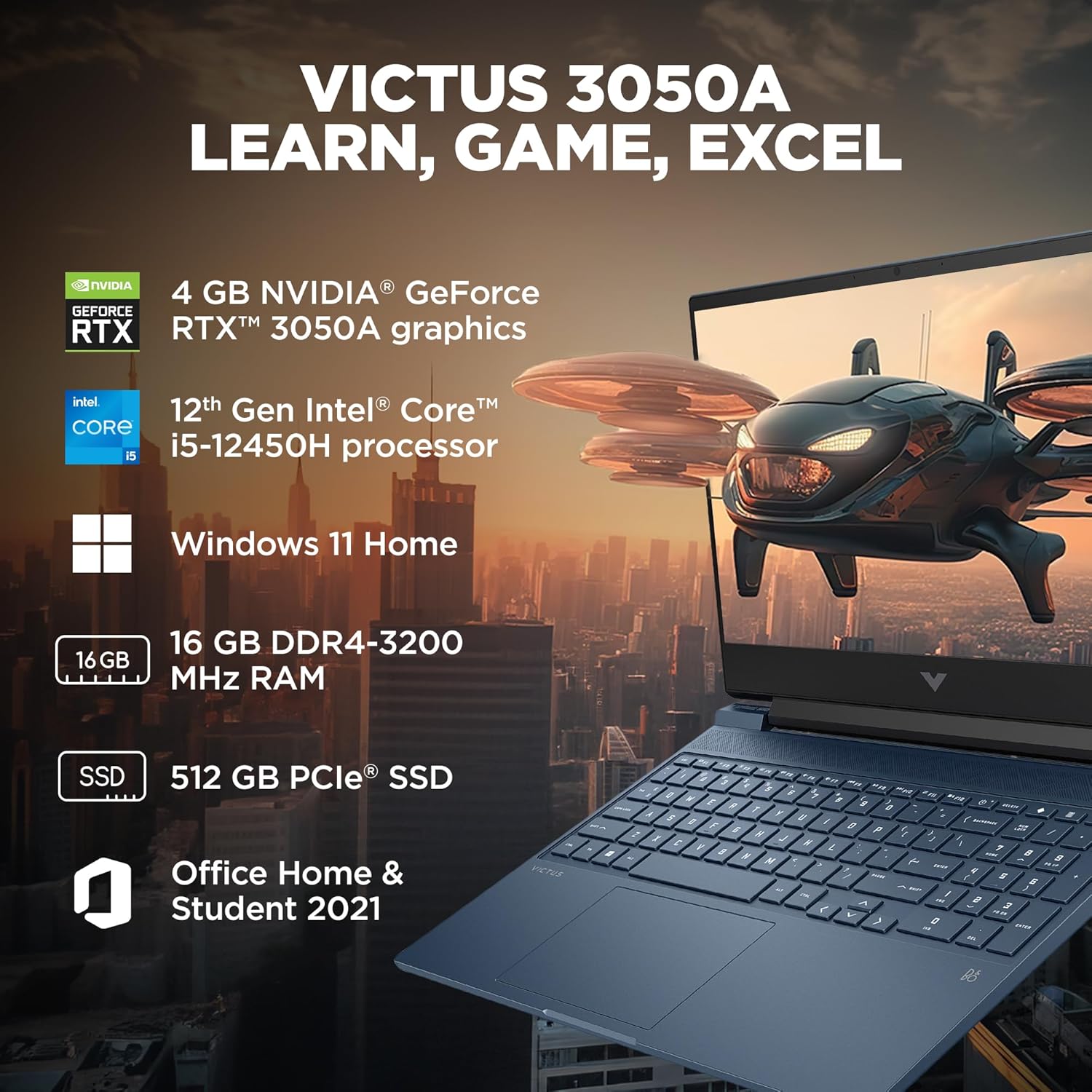 HP Victus Gaming Laptop view 3