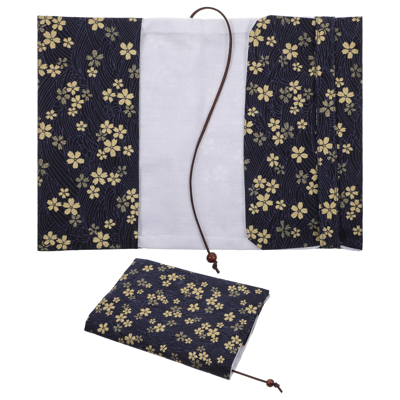 MBAIYO Book Covers for Paperbacks,Book Cover Protector Adjustable Fabric Fit A5 Size 5.5x8.2 Inch Paperbacks for Hardcover Softcover Novels Protection — image 1