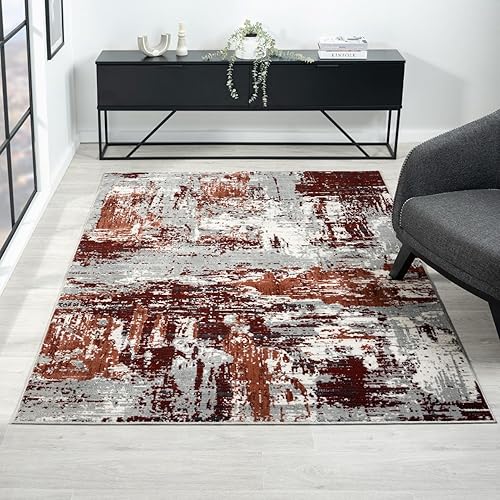 Miniatura 10 de LUXE WEAVERS Alfombra abstracta envejecida beige 6x9