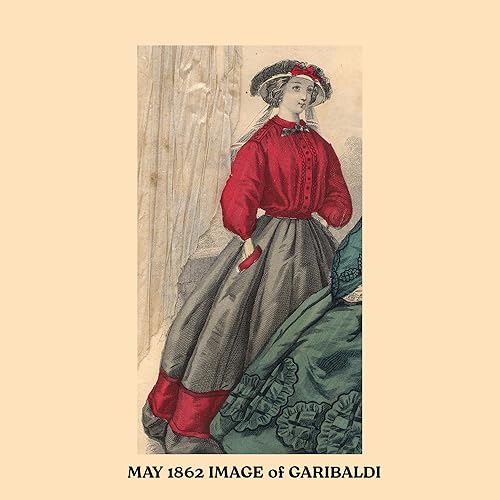 Miniatura 2 de 0709, patrón de costura de camisa Garibaldi de los años 1860, blusa de la época de la guerra civil, cintura de camisa victoriana, busto 32-48, 9