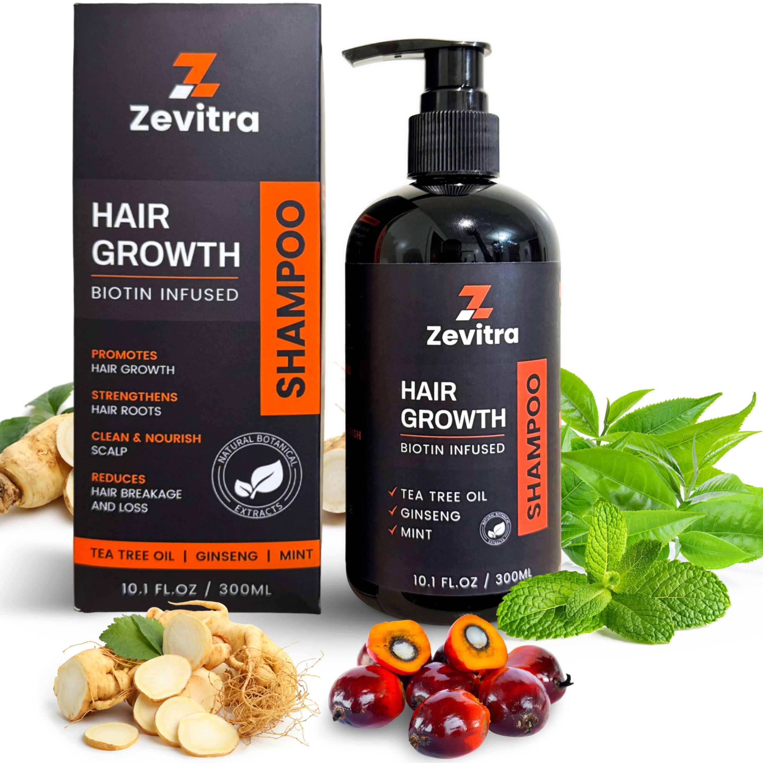 Zevitra Hair Growth Shampoo - Hair Growth Shampoo for Hair Loss and Thinning Hair