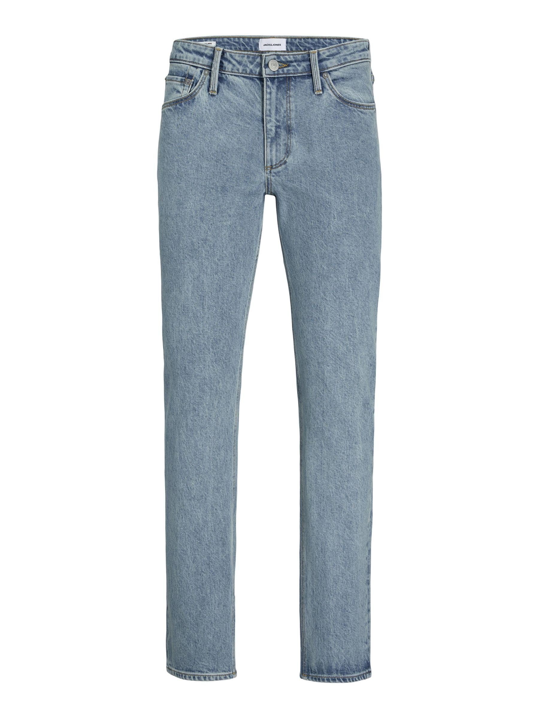 JACK & JONES JJICLARK JJEVAN AM 495 Men's Regular Fit Jeans
