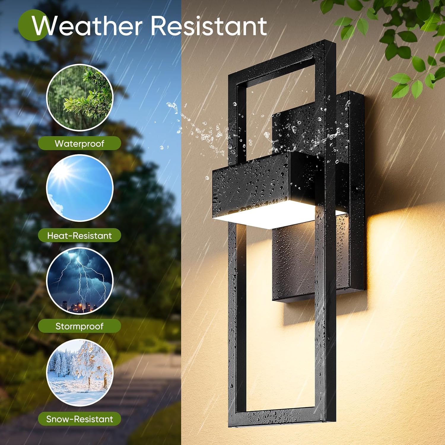 best outdoor lights for front of house led in use