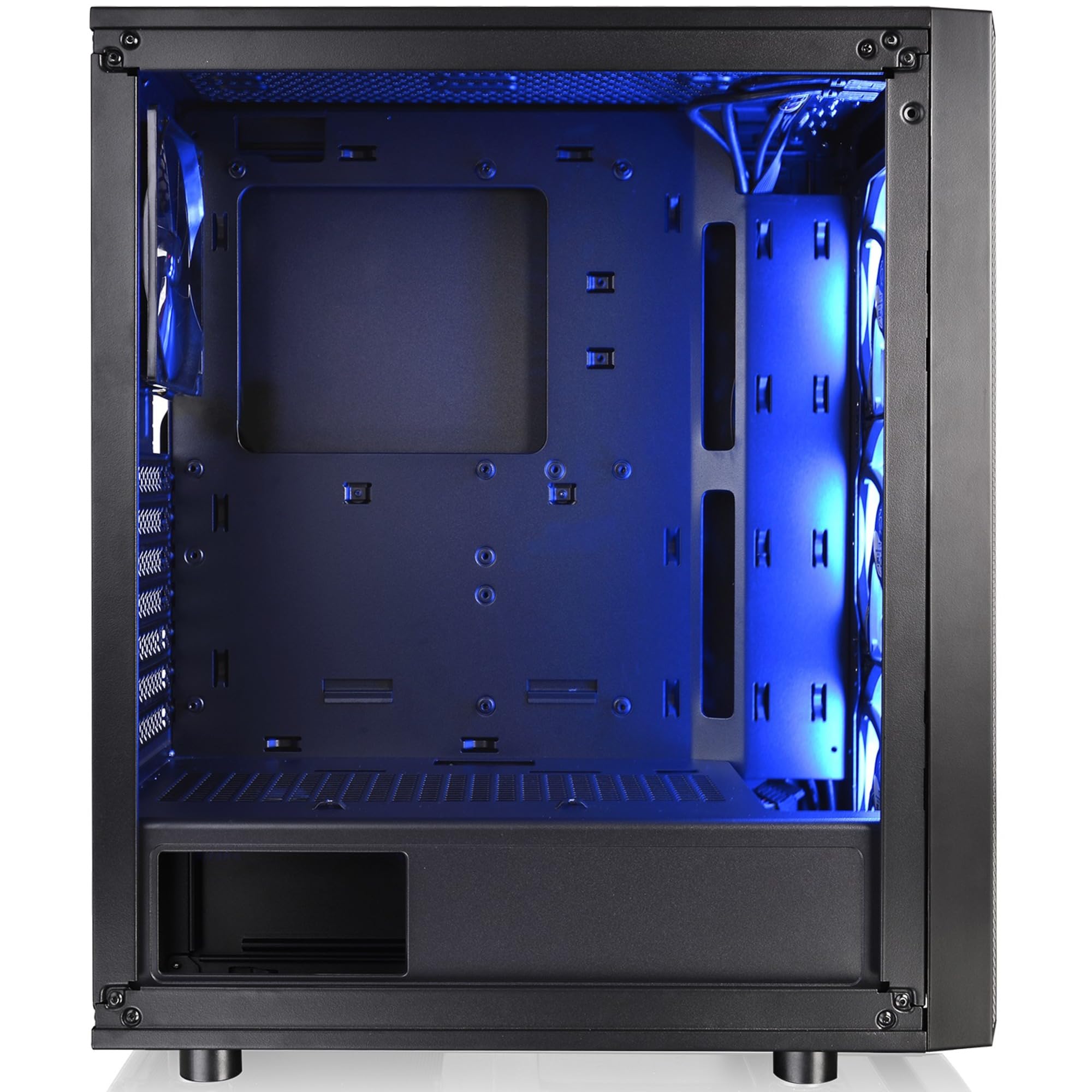 Thermaltake Versa J25 TG RGB - Caja Gaming para PC, Color Negro