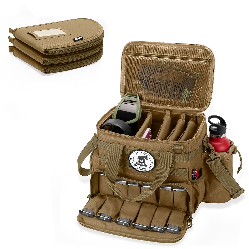 Amazon.co.jp: DSLEAF ハンドガンケース 3丁 ハンドガンバッグ