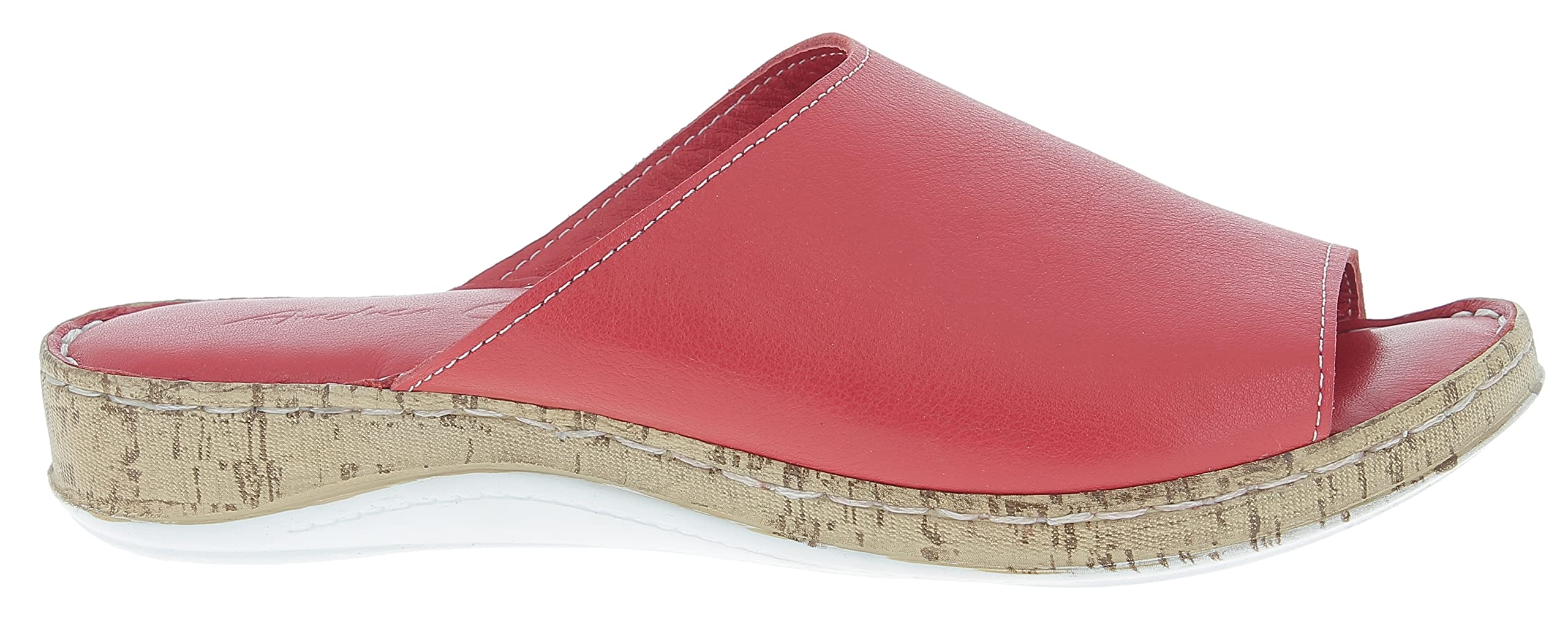 Andrea Conti Women's Mules, Red, 37 EU, red, 5 UK