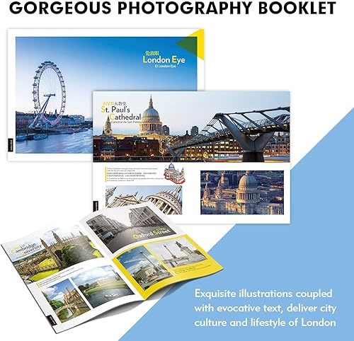 Miniatura 3 de CubicFun National Geographic - Rompecabezas 3D de Londres de Gran Bretaña kits de modelos de arquitectura para adultos y niños el puente de la torre